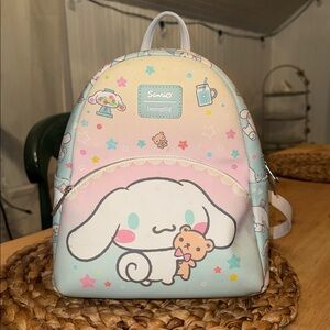 Loungefly Sanrio Cinnamoroll Bear Treats Mini Backpack - NWT with Inserts
